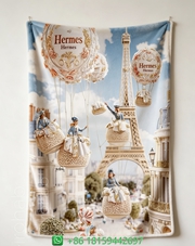 Hermes Throw Blankets